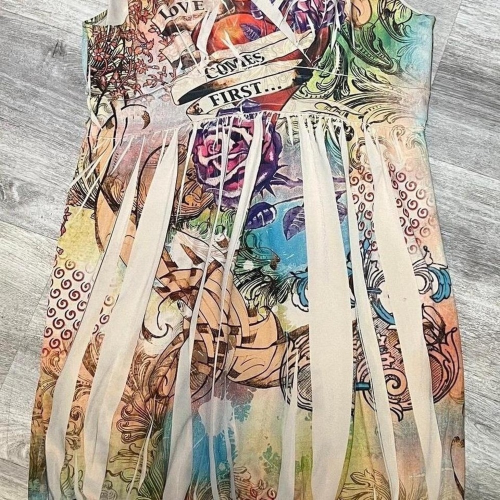 Y2K vintage "love comes first" dress size large from Body Central